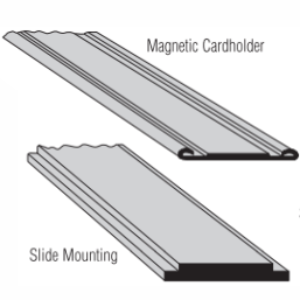Extruded magnetic stripes
