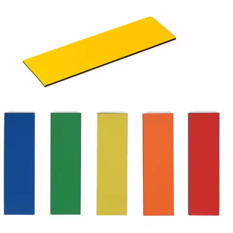 60x25mm Dry Erase Board Magnetic Labels Colorful Magnetic Name Plates for Whiteboards