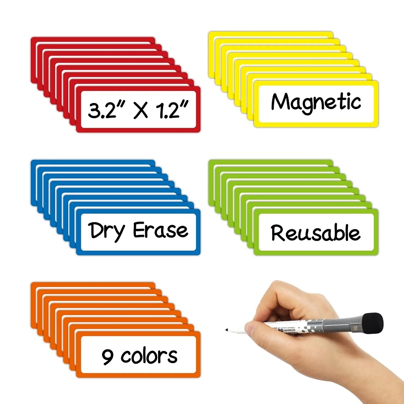 whiteboard magnetic name tags