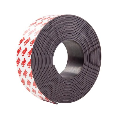 flexible rubber magnet strip with adhesive