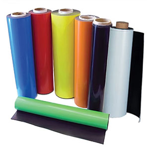 Flexible rubber magnetic roll