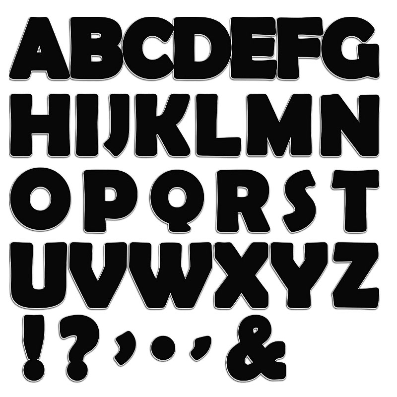 Alphabet Flexible Rubber Magnet