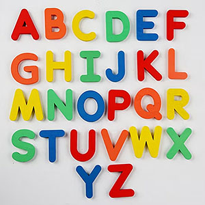 Alphabet Rubber Magnet