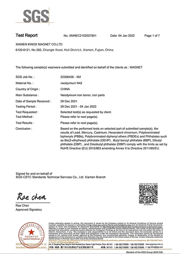 ROHS (NdFeB)