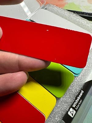 Color Magnetic Board Labels