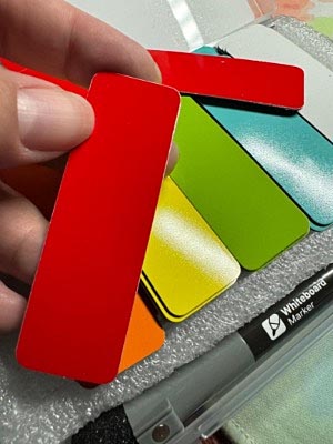 Color Magnetic Board Labels