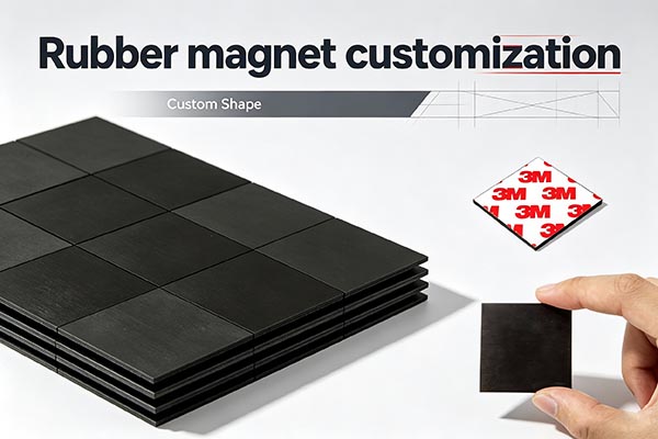3M Back Adhesive Rubber Magnetic Sheet