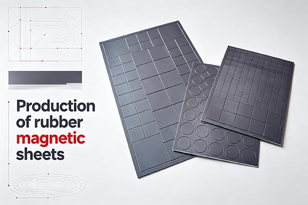 Production of Rubber Magnetic Sheets