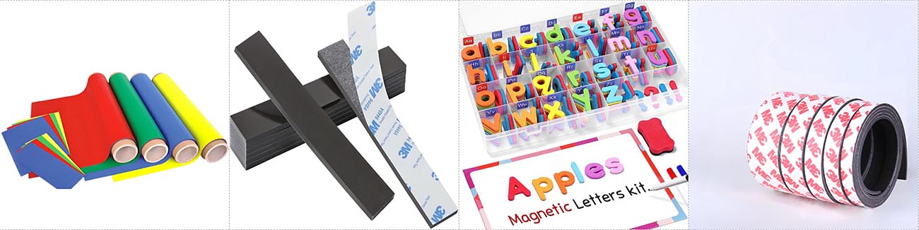 Rubber magnet application